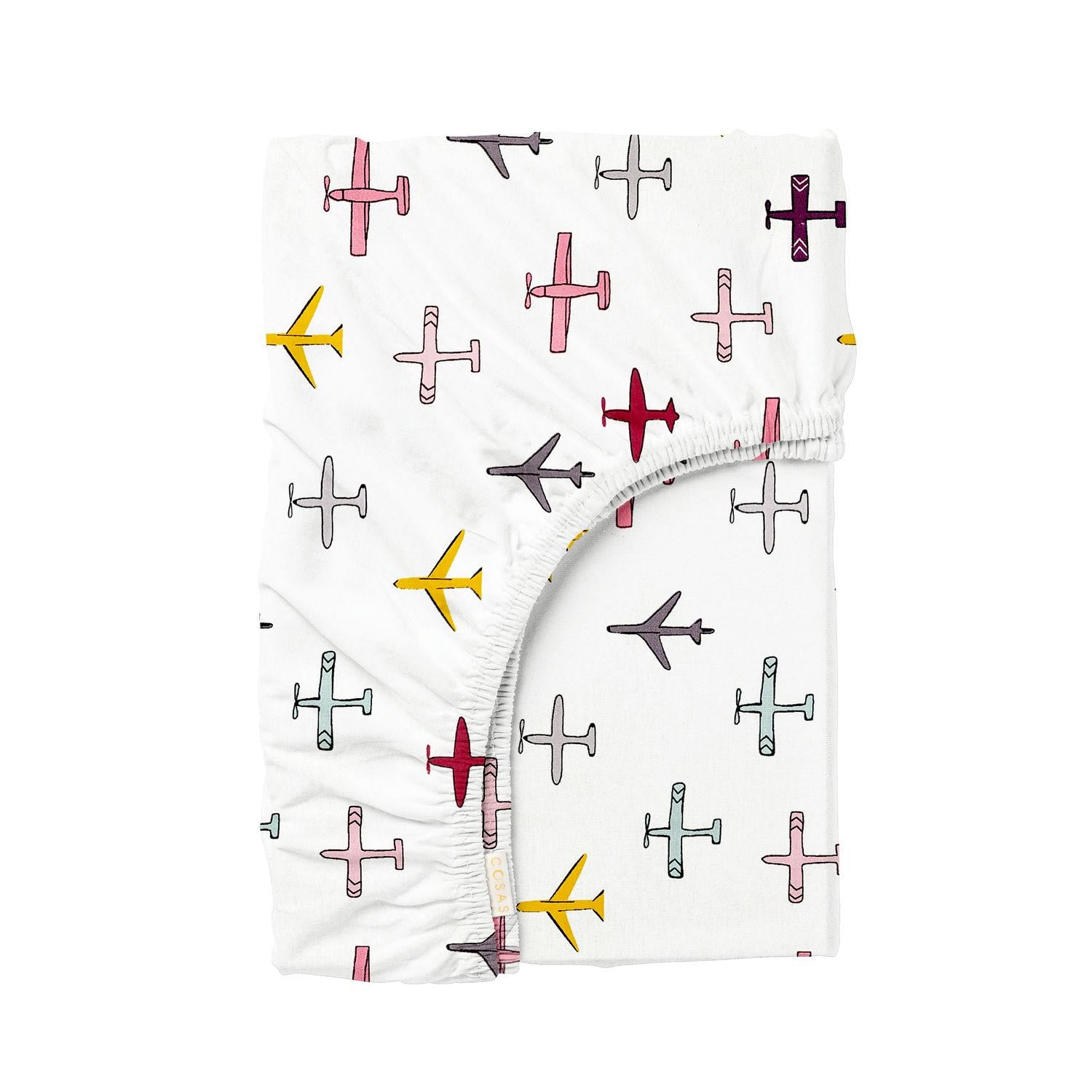 Простынь Cosas Airplane Color на резинке 80х160 см (4822052149386)