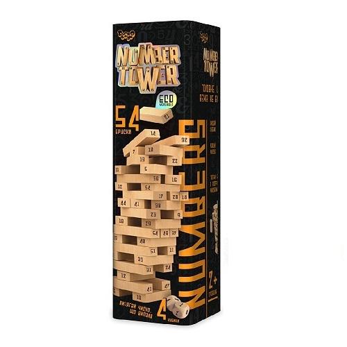 Настольная игра Jenga Number Tower NT-01U (5043)
