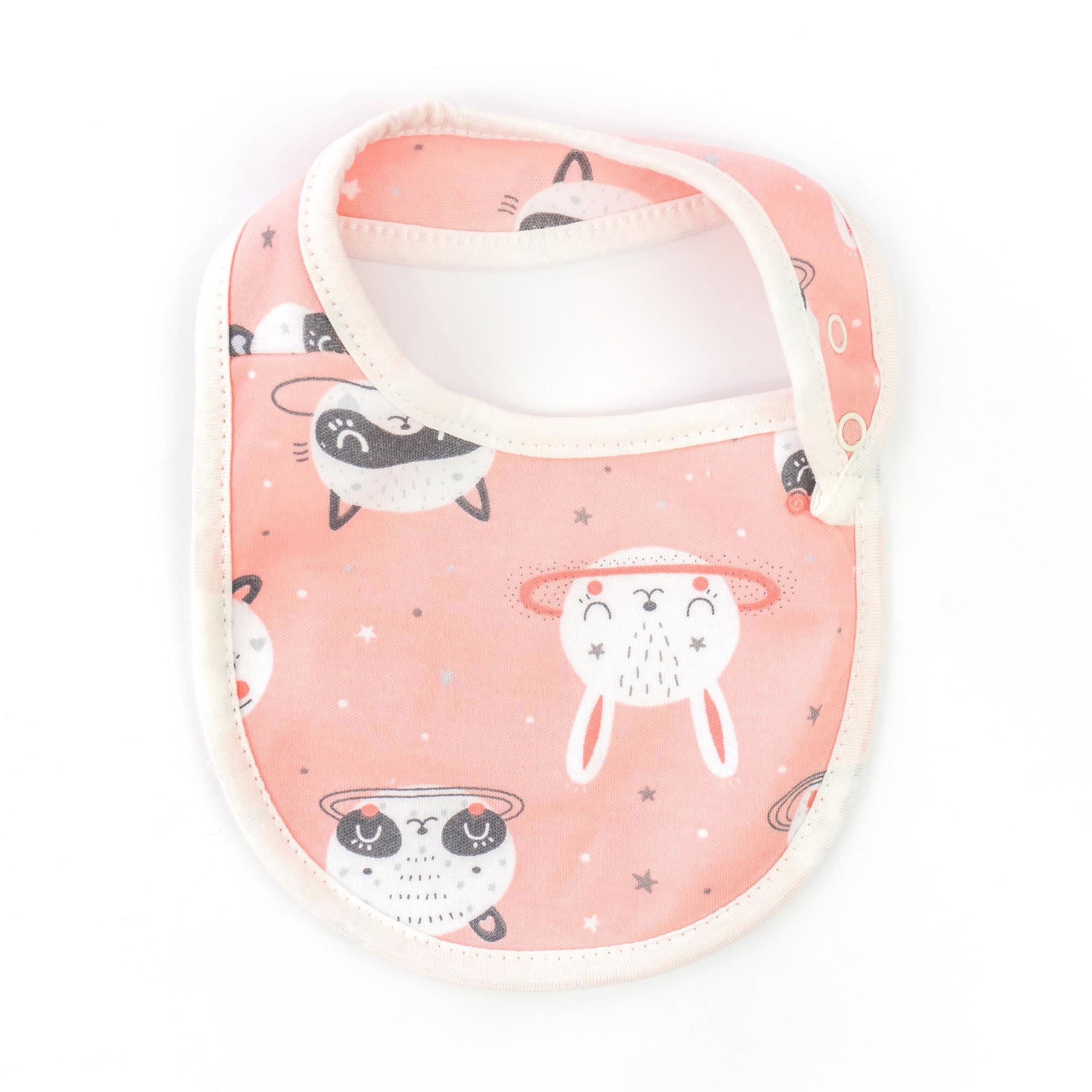 Слюнявчик для младенца Dexter's Panda 915523 с подкладкой внутри Розовый (71203)
