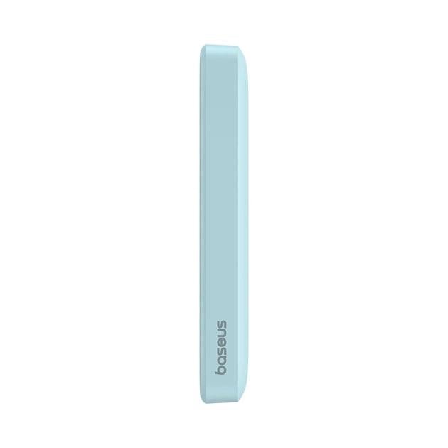 Повербанк Baseus Magnetic Mini 6000 mAh 20 W 2в1 QC3.0+PD3.0 з бездротовою зарядкою Qi 15 W Blue (P10059002313-00) - фото 6