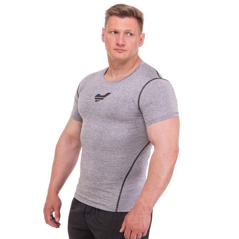 Футболка компрессионная мужская Jason CO-705 XL Серый (06508464)
