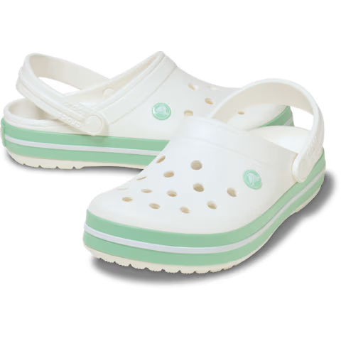 Сабо жіночі Crocs Crocband Clog Spear р. 37-38 Білий (19402)