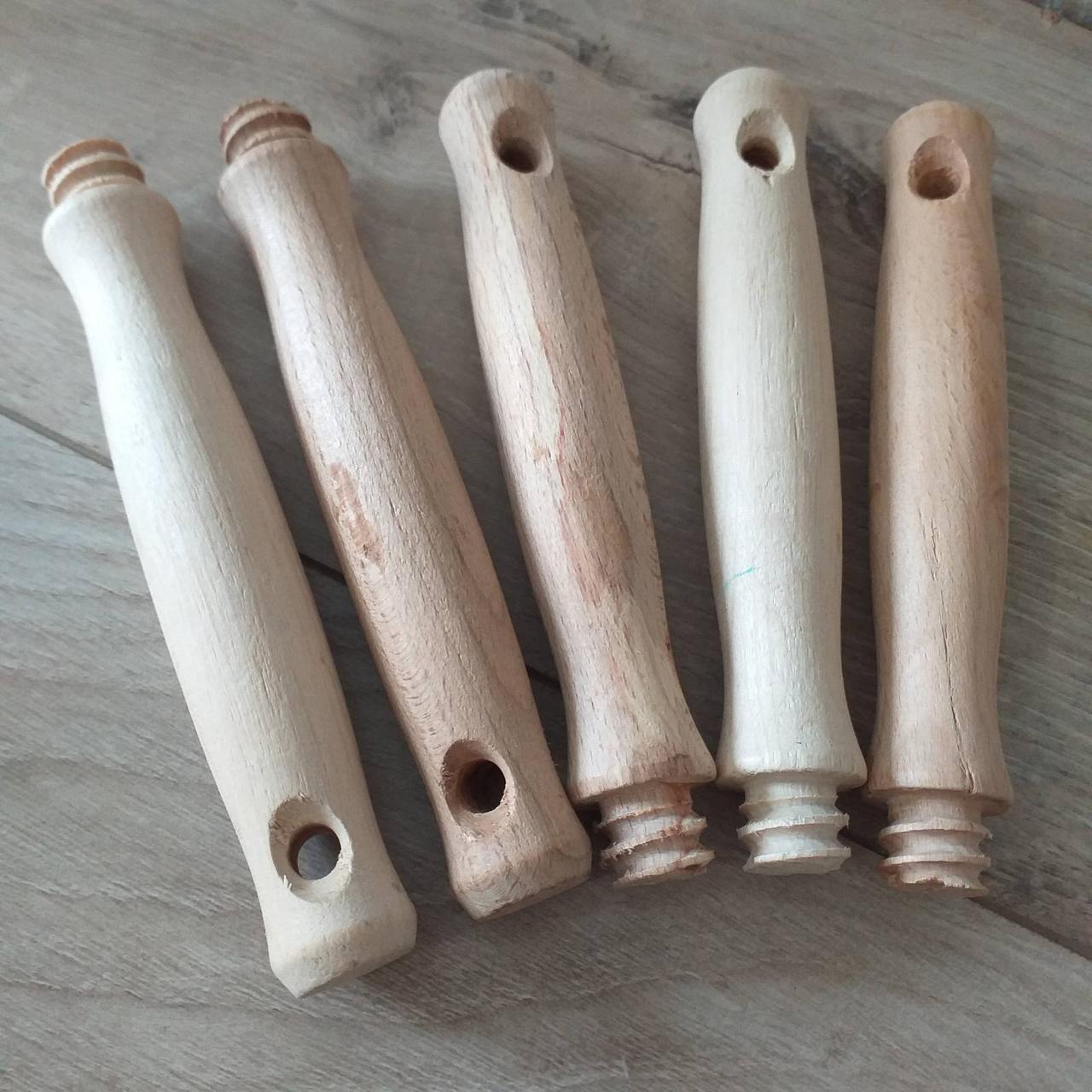 Ручка деревянная для инструмента Череня для валика/кисти/щетки Резьба 17 мм 5 шт./1 уп. (KG-9880) Ручка деревянная для инструмента Череня для валика/кисти/щетки Резьба 17 мм 5 шт./1 уп. (KG-9880)