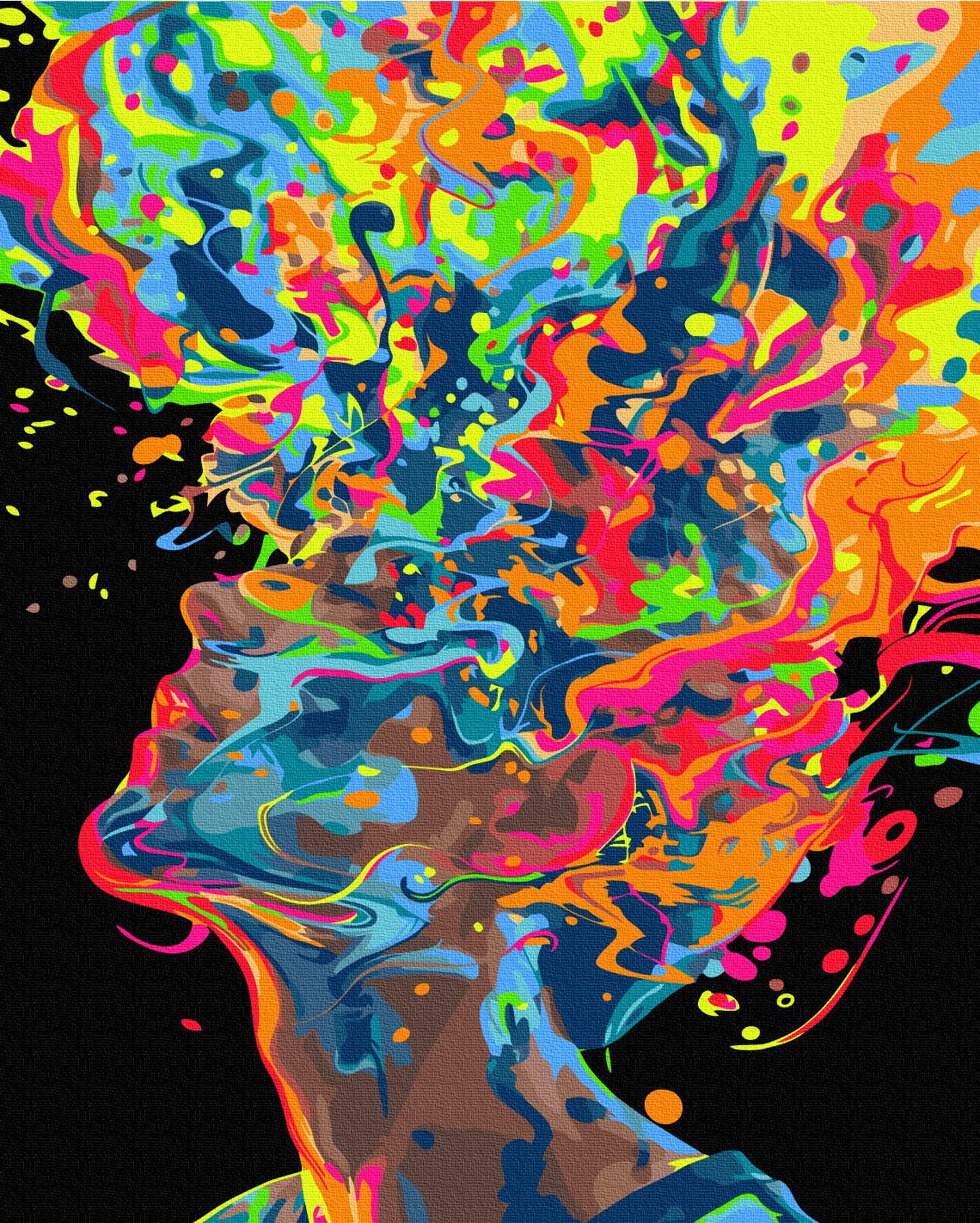 Картина по номерам Brushme Взрыв творчества 40x50 см (BSB0030)