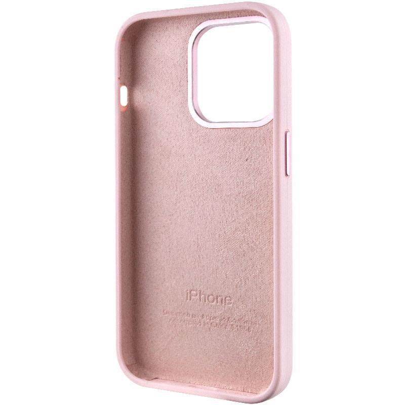 Протиударний чохол Silicone Case Metal Buttons (AA) для Apple iPhone 13 Pro Max (6.7") Рожевий / Chalk Pink - фото 5