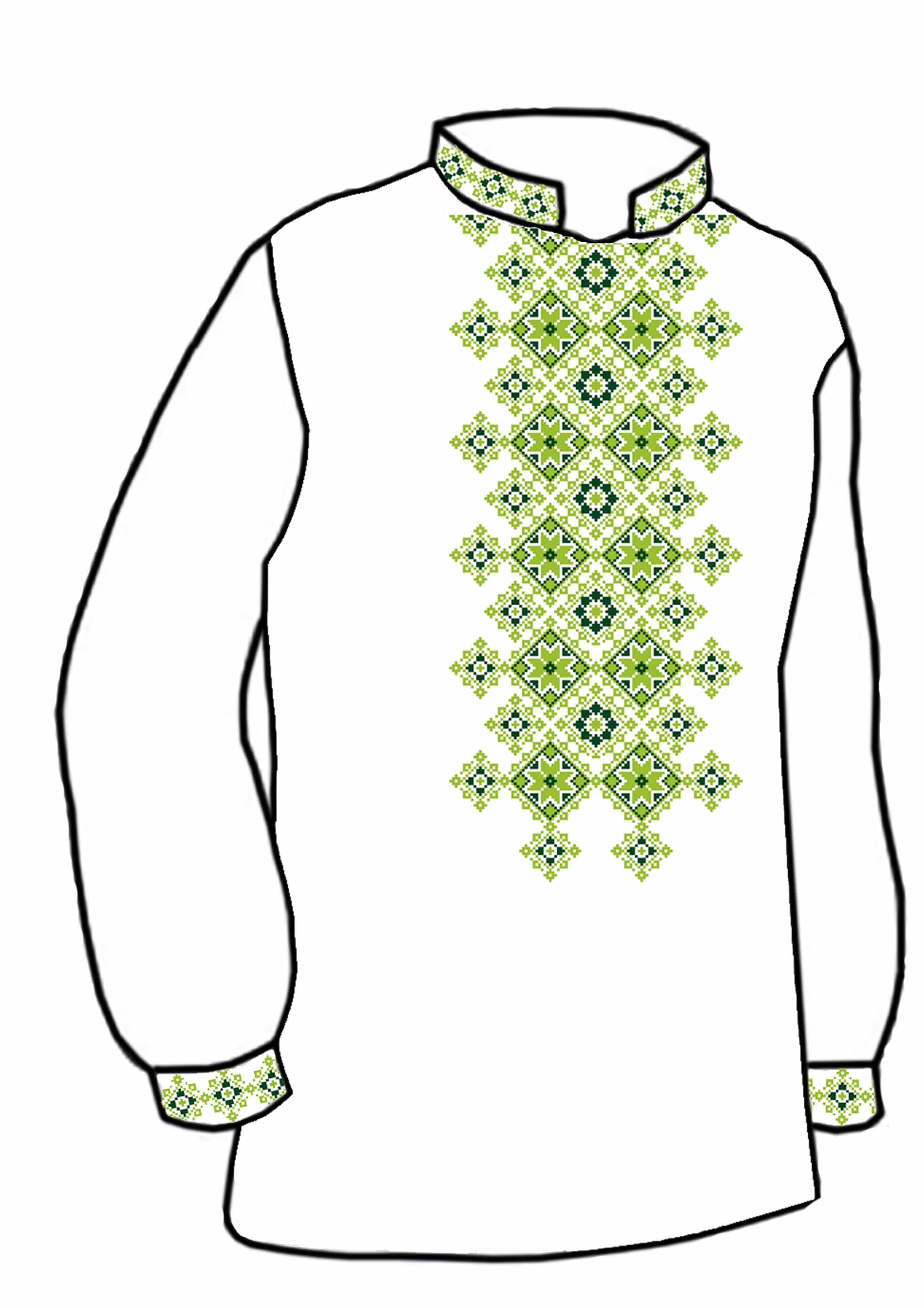 Заготовка для вишивки нитками або бісером/сорочка чоловіча не пошита СЧД-189 домоткане полотно Заготовка для вишивки нитками або бісером/сорочка чоловіча не пошита СЧД-189 домоткане полотно