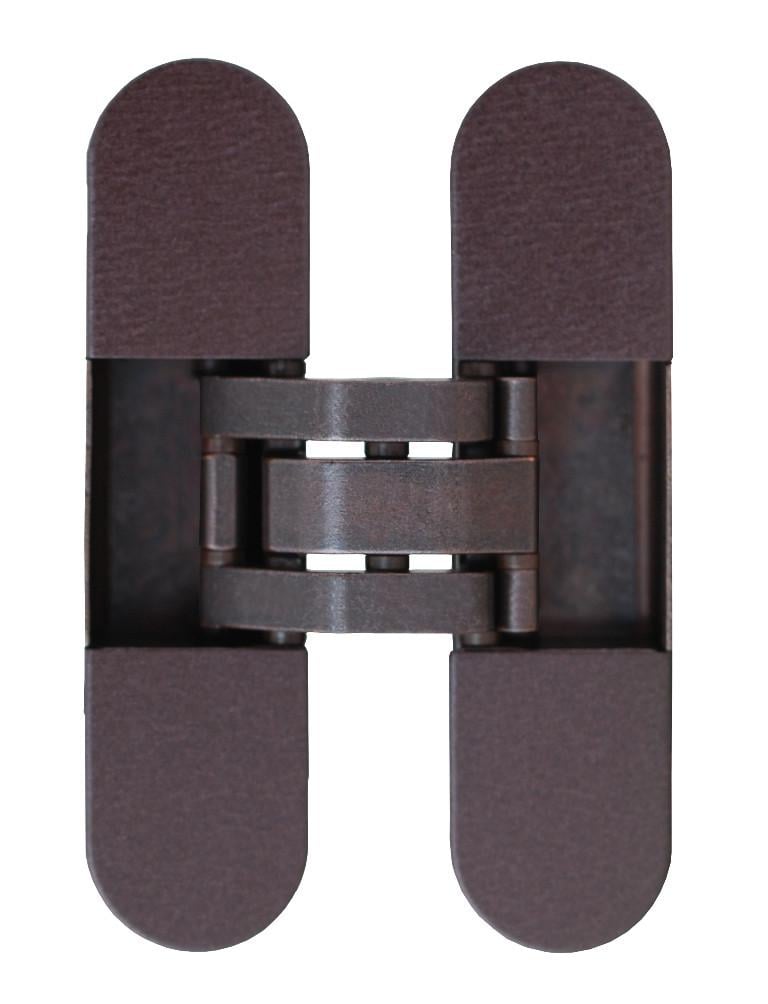 Петля прихована 3D OTLAV Invisacta IN300 120x30 мм з ковпачками Бронзовий (IN300120BO02)