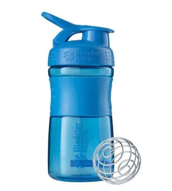 Шейкер спортивный Blender Bottle SportMixer Flip 20 oz/590 мл Cyan (SM 20oz Cyan)