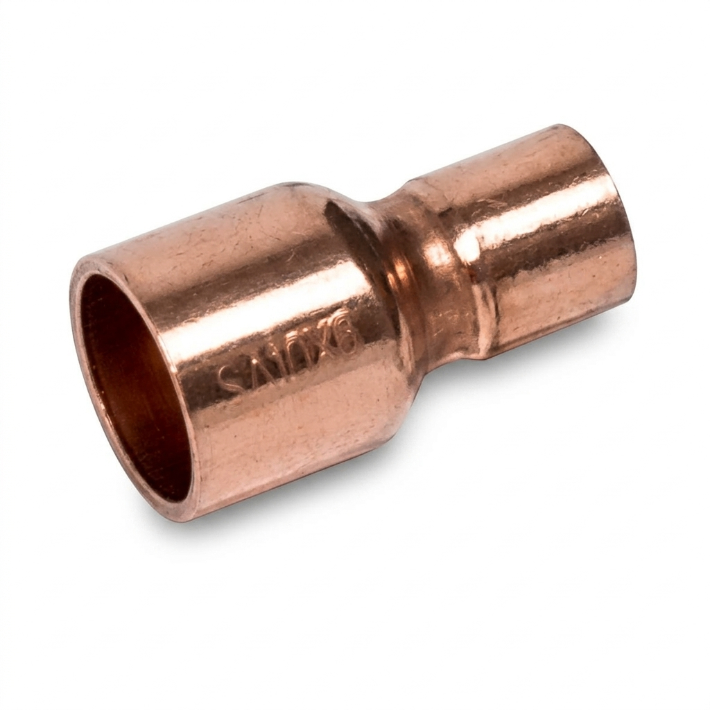 Муфта медная Sanha 5240 d 15 х 14 редукционная (152401514) Муфта медная Sanha 5240 d 15 х 14 редукционная (152401514)