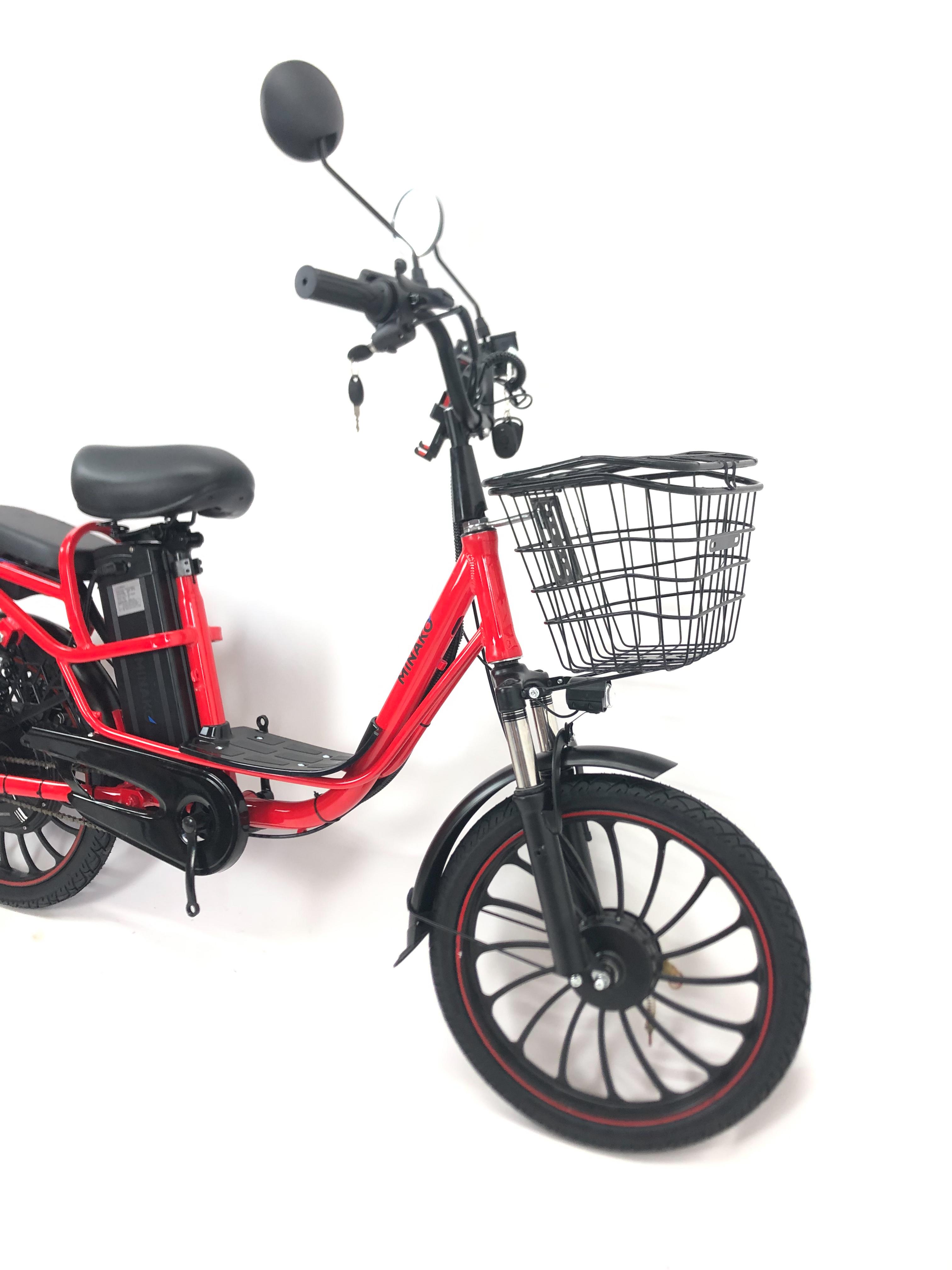 Електровелосипед MINAKO PRO 20" 600W 60V 21Ah Червоний - фото 2 Електровелосипед MINAKO PRO 20" 600W 60V 21Ah Червоний - фото 2