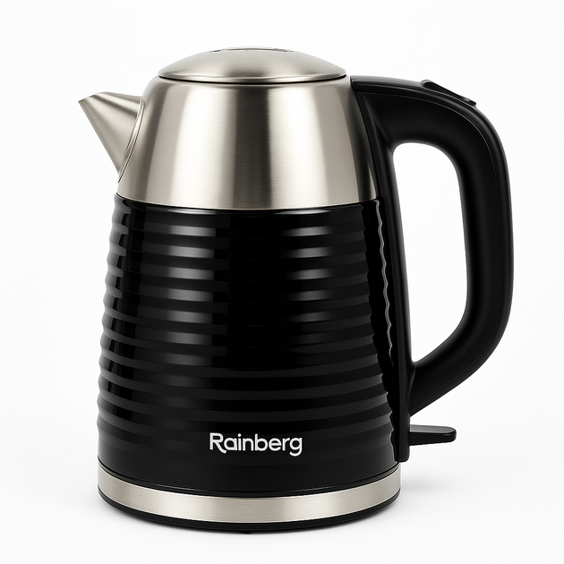 Электрочайник Rainberg RB-2315 2 л 2200 Вт со скрытым нагревателем Черный (PH00509) Электрочайник Rainberg RB-2315 2 л 2200 Вт со скрытым нагревателем Черный (PH00509)