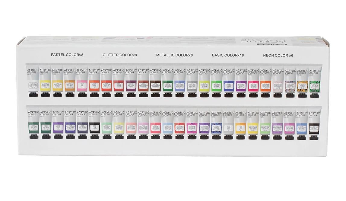Художественные акриловые краски Art Rangers набор из 48 цветов в тубах по 22 мл (FEA4822) - фото 2 Художественные акриловые краски Art Rangers набор из 48 цветов в тубах по 22 мл (FEA4822) - фото 2