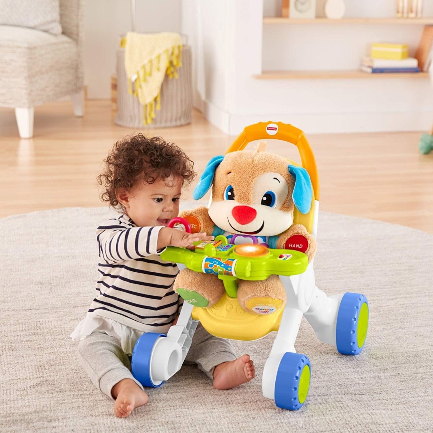 Музична коляска-ходунці Fisher-Price Stroll Learn Walker Yellow (XT06) - фото 3