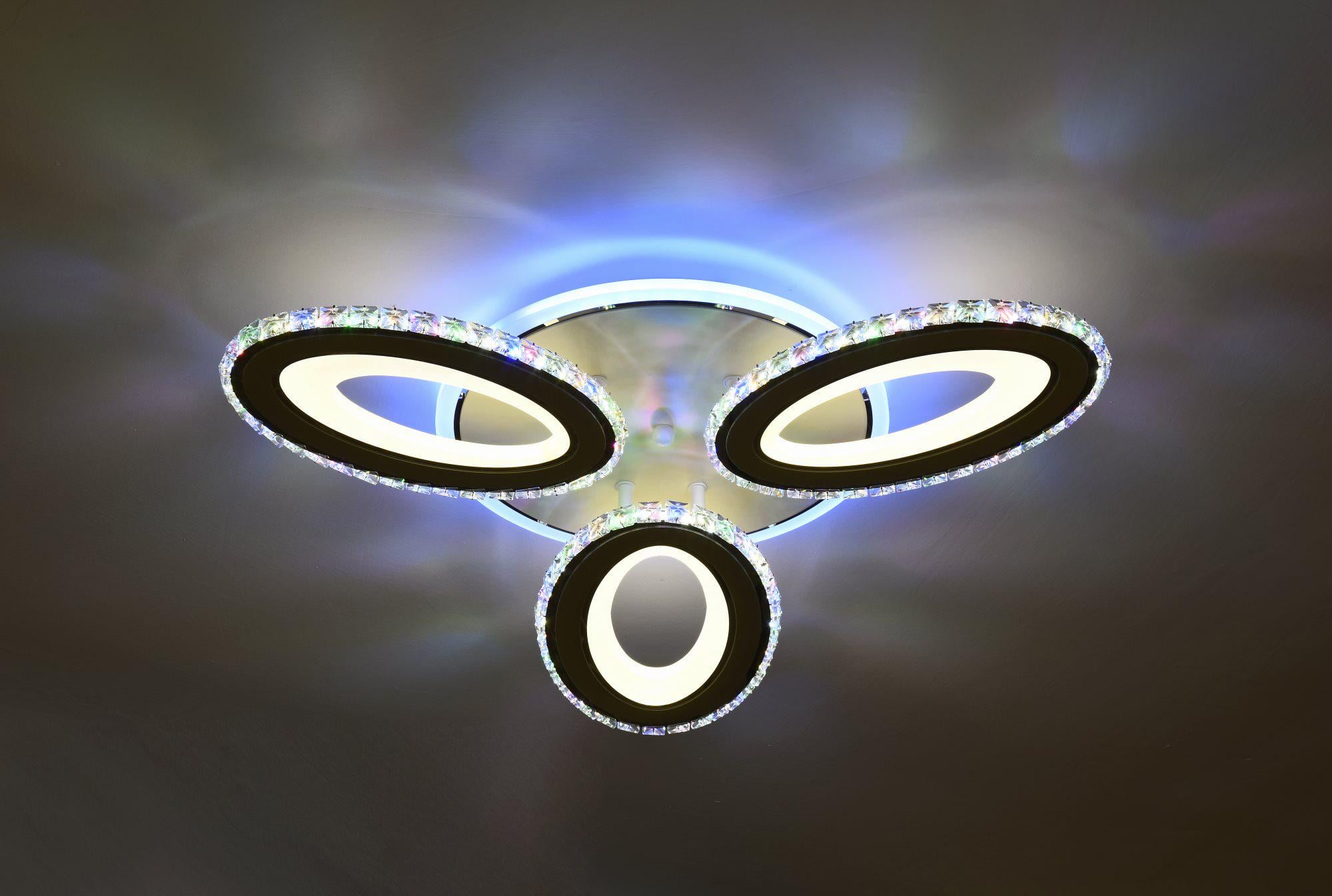 Люстра потолочная VALESO 55660/3 LED Белый/Хром