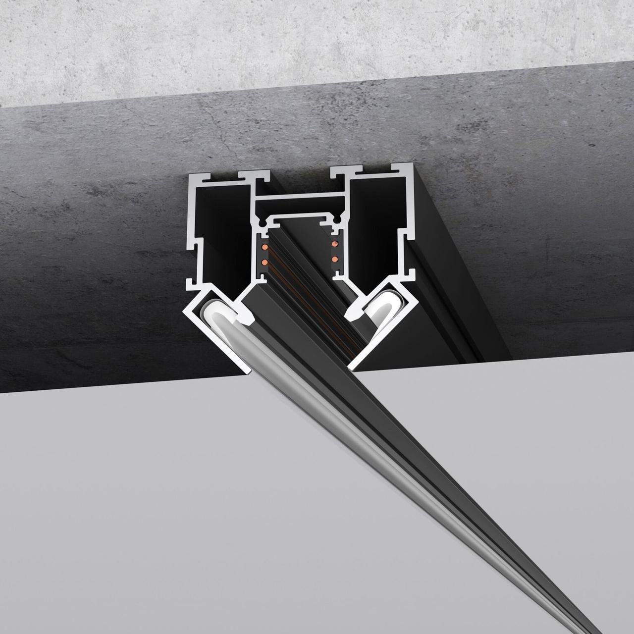 Шинопровід трековий магнітний OL32 48V для натяжної стелі гарпун 2 м (29467751) - фото 2 Шинопровід трековий магнітний OL32 48V для натяжної стелі гарпун 2 м (29467751) - фото 2