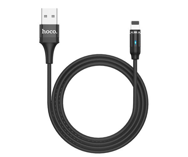 Кабель Data Hoco U76 Lightning 1,2 м Black