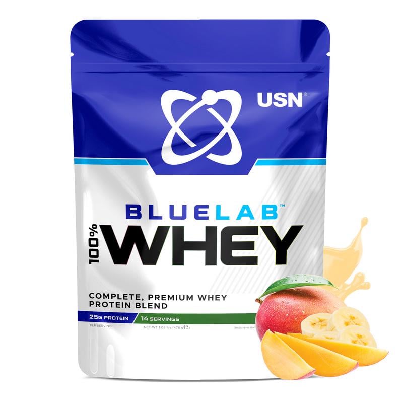 Протеин сывороточный USN Blue Lab 100% Whey 476 г Тропический смузи
