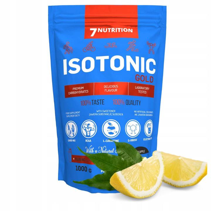 Ізотонічний напій 7 Nutrition Isotonic Gold Lemon 1000 g - фото 2