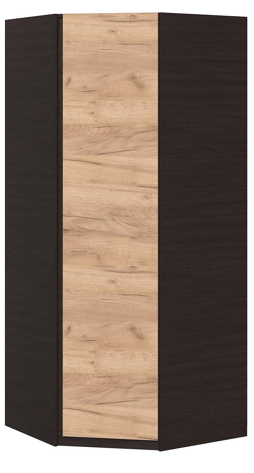 Шафа кутова Майстер Форм Брайт 850х520х2000 мм Венге магія/Дуб крафт золотий (31838) - фото 1 Шафа кутова Майстер Форм Брайт 850х520х2000 мм Венге магія/Дуб крафт золотий (31838) - фото 1