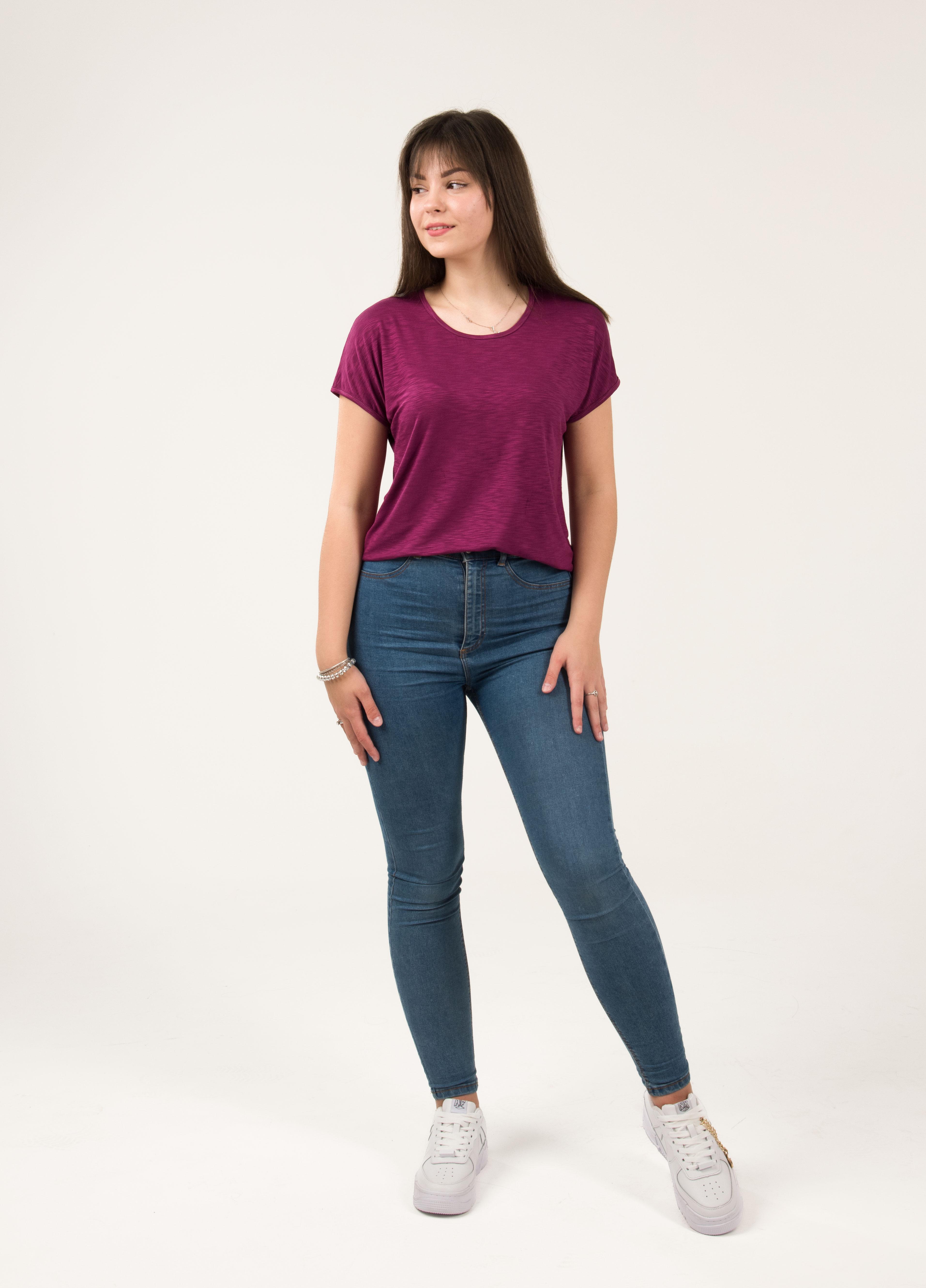 Футболка женская Наталюкс M Фиолетовый (8023502471131) - фото 3 Футболка женская Наталюкс M Фиолетовый (8023502471131) - фото 3