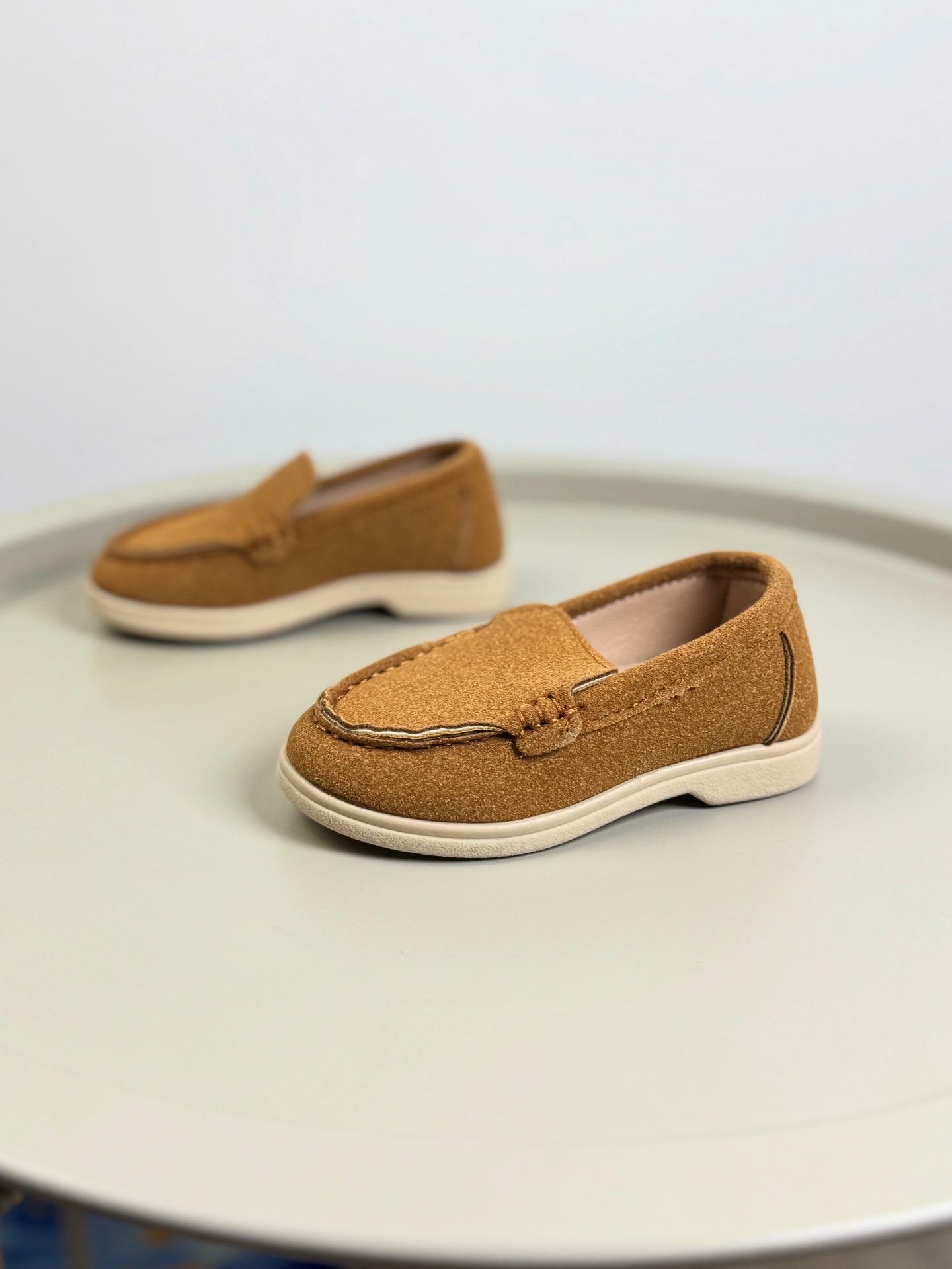 Туфлі-лофери дитячі 1581 унісекс р. 26 Бежевий (28783665) - фото 6