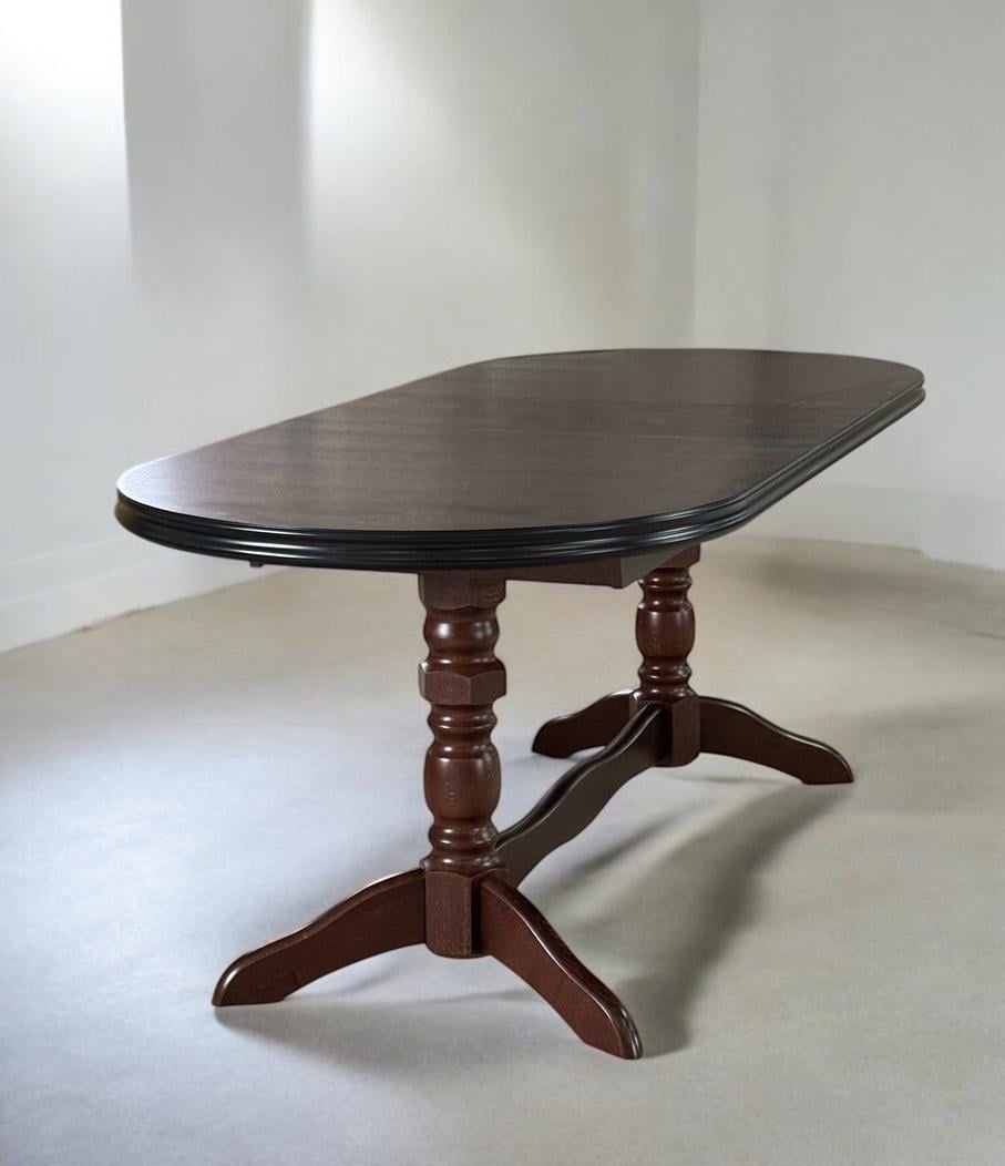 Обеденный стол раскладной овальный Скиф СТ-14 180х90/220х90/260х90 см Орех (26577888) - фото 8 Обеденный стол раскладной овальный Скиф СТ-14 180х90/220х90/260х90 см Орех (26577888) - фото 8