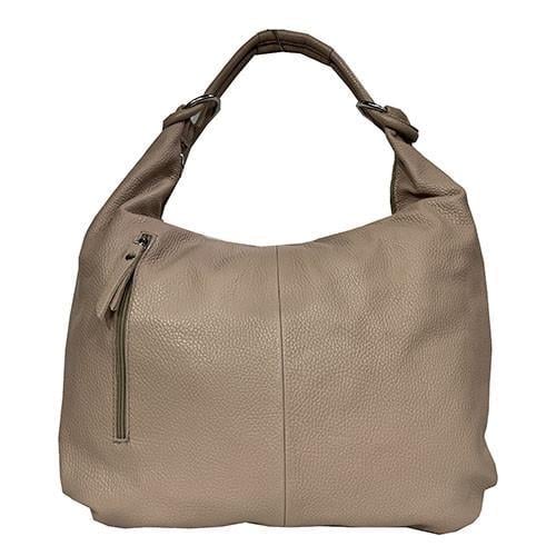 Женская сумка из натуральной кожи Felicita на плечо 34x16x30 см Пудровый (6828801802)