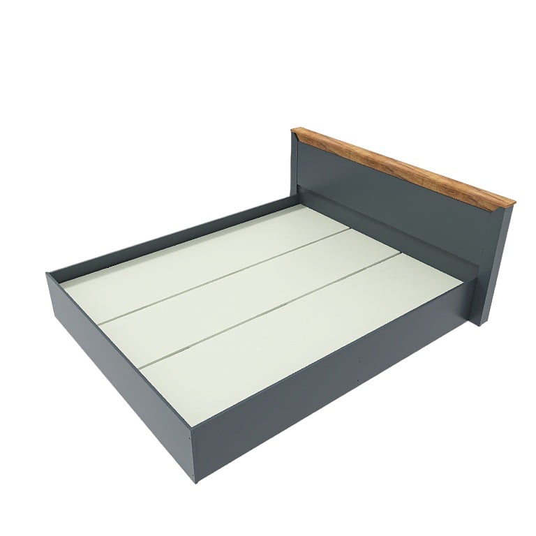 Кровать двуспальная Эверест Нордик-1400 164х213х82 см Графитовый (17346)