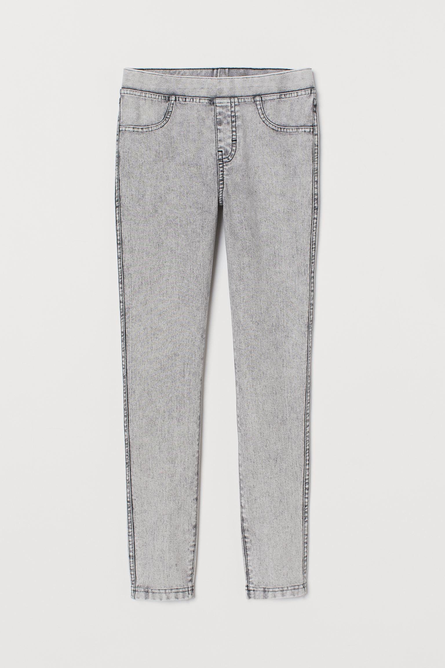 Джегінси H&M 134 см Світло-сірий (S7048047592)