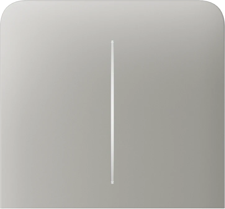 Кнопка бічна для двоклавішного вимикача Ajax SideButton 2-gang vertical Oyster (2890076179)