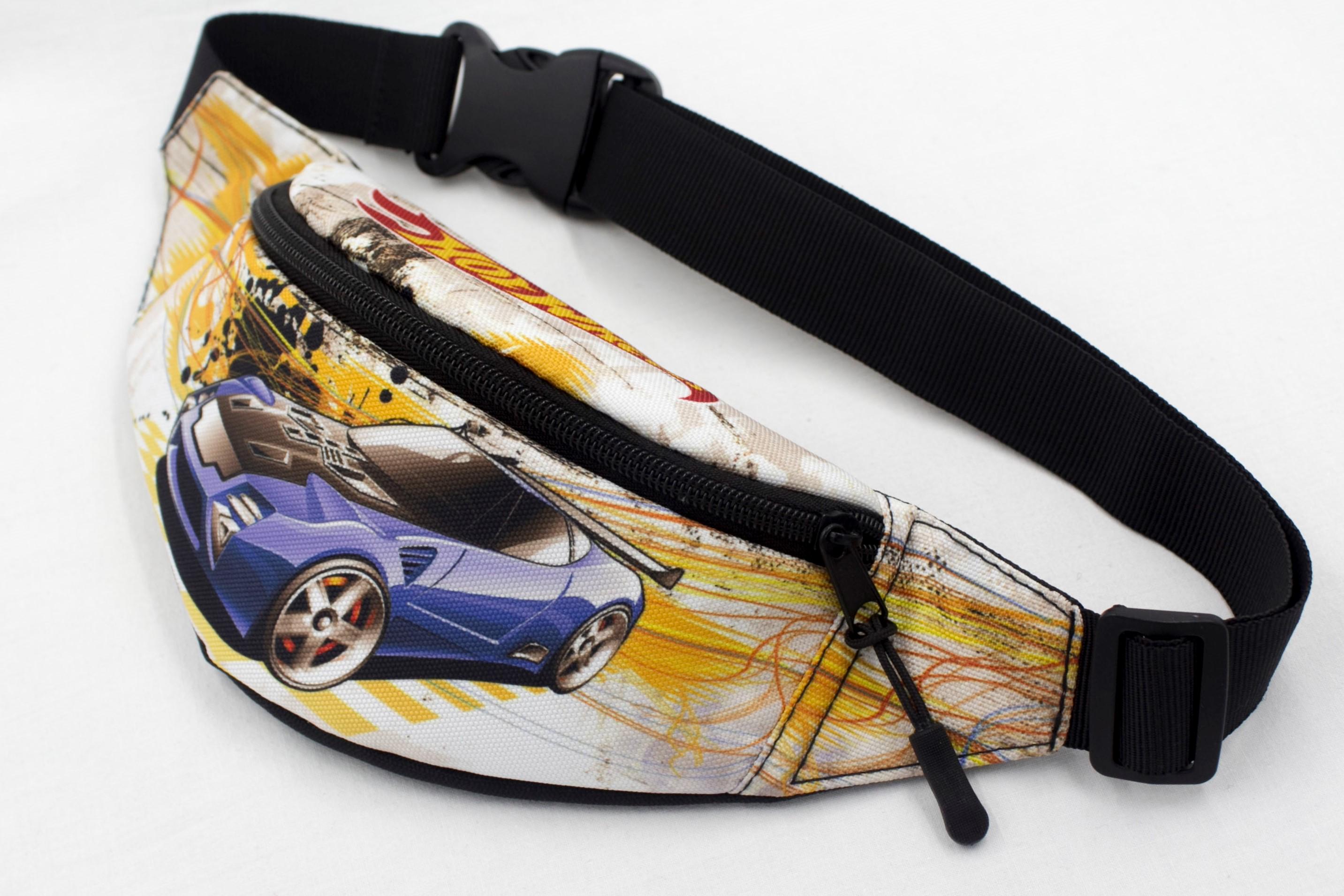 Сумка бананка для хлопчика з регулюючим ремінцем 4-8 років Хот Вілс (Д-016) - фото 4