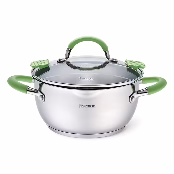 Кастрюля Fissman Charlotte 24 см Салатовый