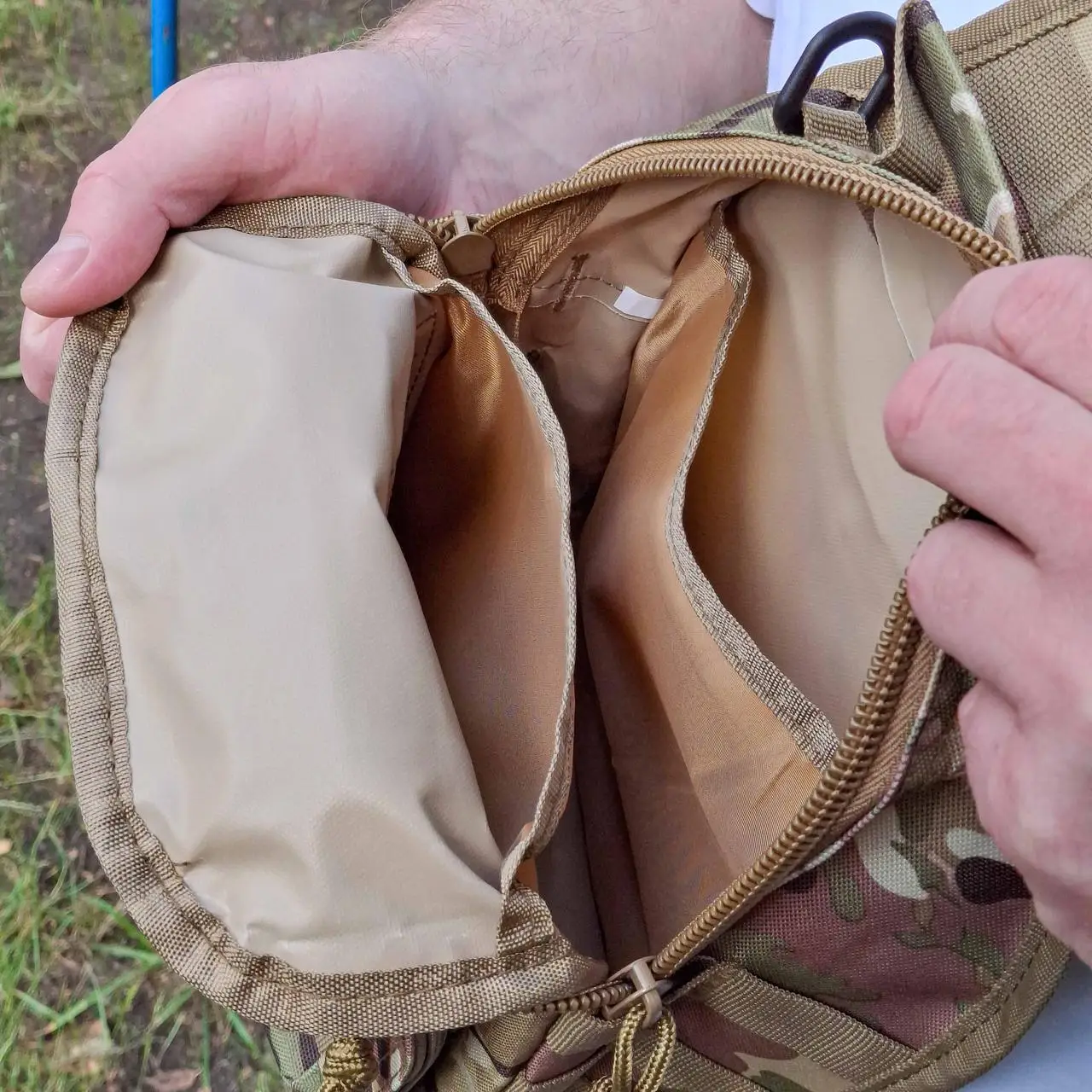 Рюкзак тактический однолямочный Tactical с системой MOLLE 5 л Мультикам (095 multicam) - фото 5 Рюкзак тактический однолямочный Tactical с системой MOLLE 5 л Мультикам (095 multicam) - фото 5