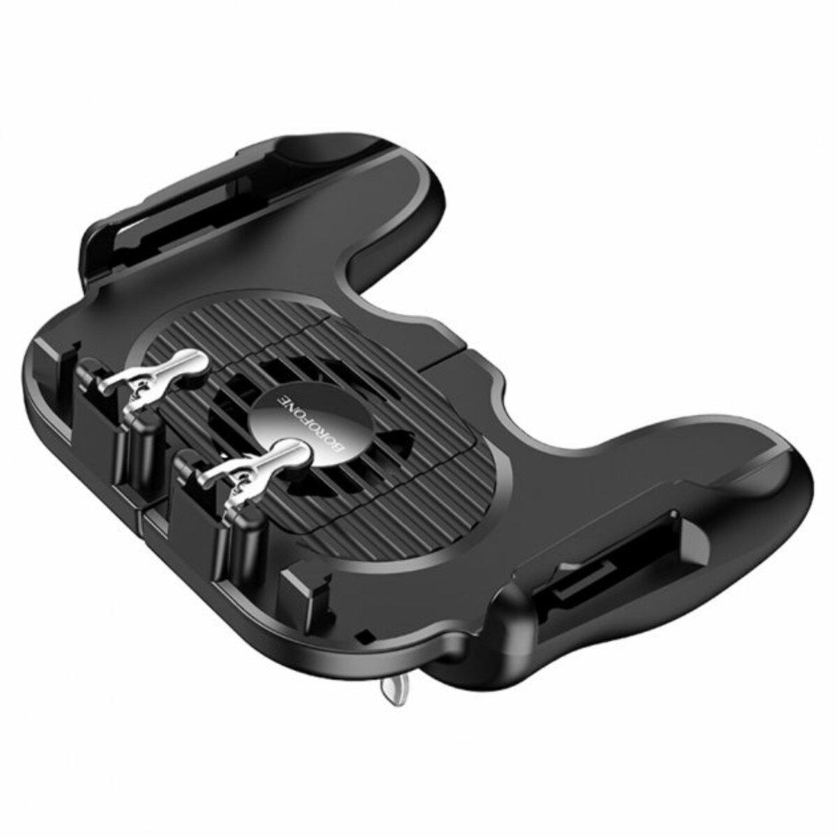 Контролер-джойстик ігровий для телефону Borofone BG3 Warrior Cooling Gamepad Black (BG3B) - фото 3