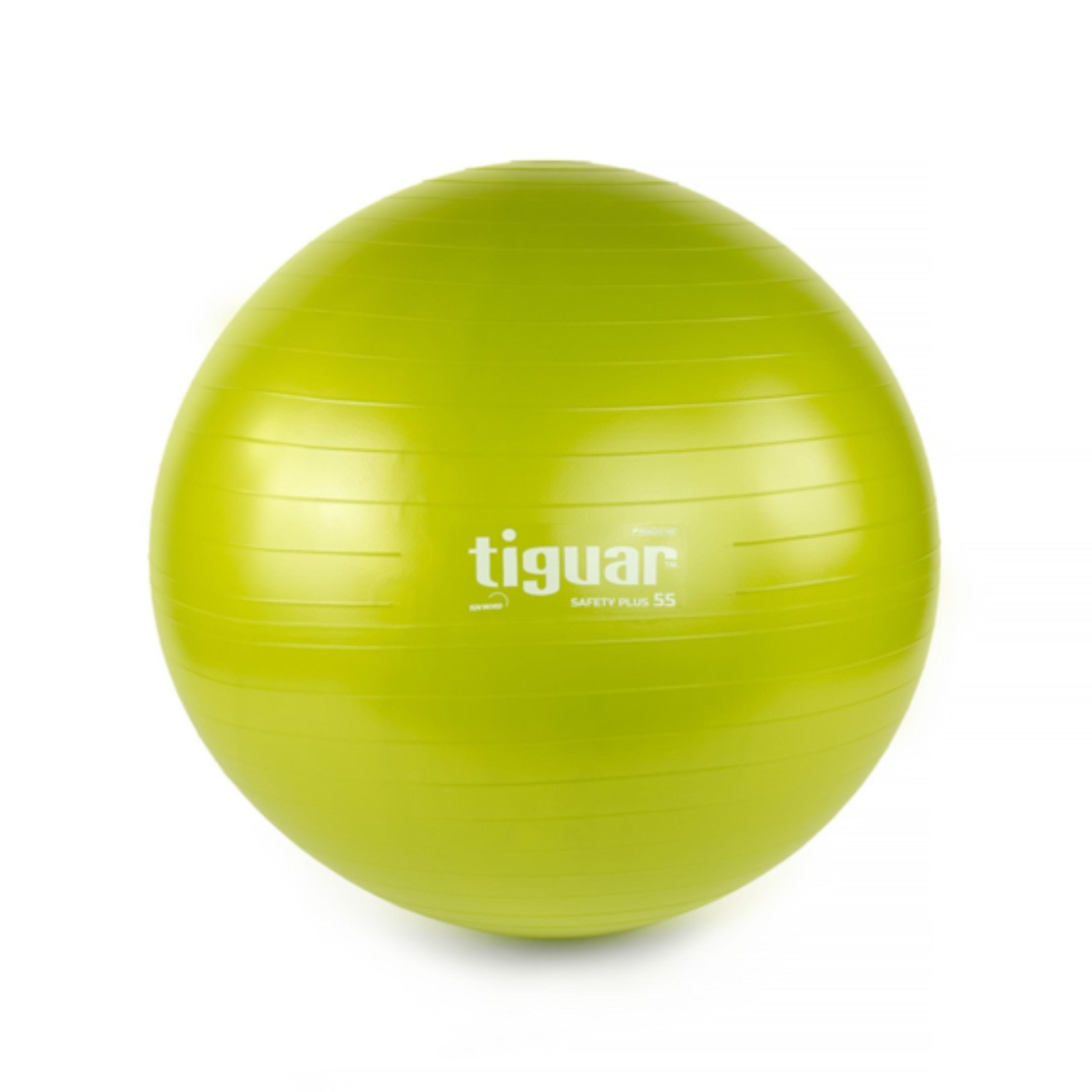 Фітбол Tiguar Body Ball Safety Plus 55 см з антиковзними пражками (TI-SP0055O)