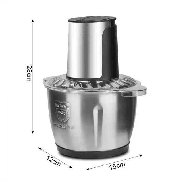 Блендер Raf Food Processor RS-7313 металлическая чаша на 2 л 1400 Вт (12637908) - фото 2