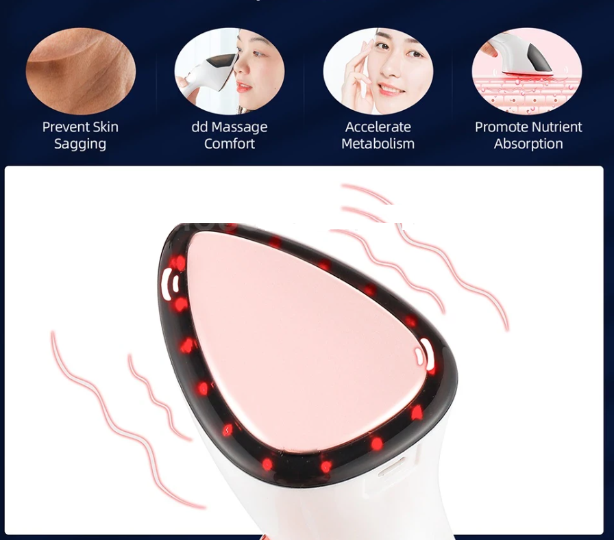 Увлажнитель-массажер для лица Skin Ironing Machine XL-2308 - фото 4