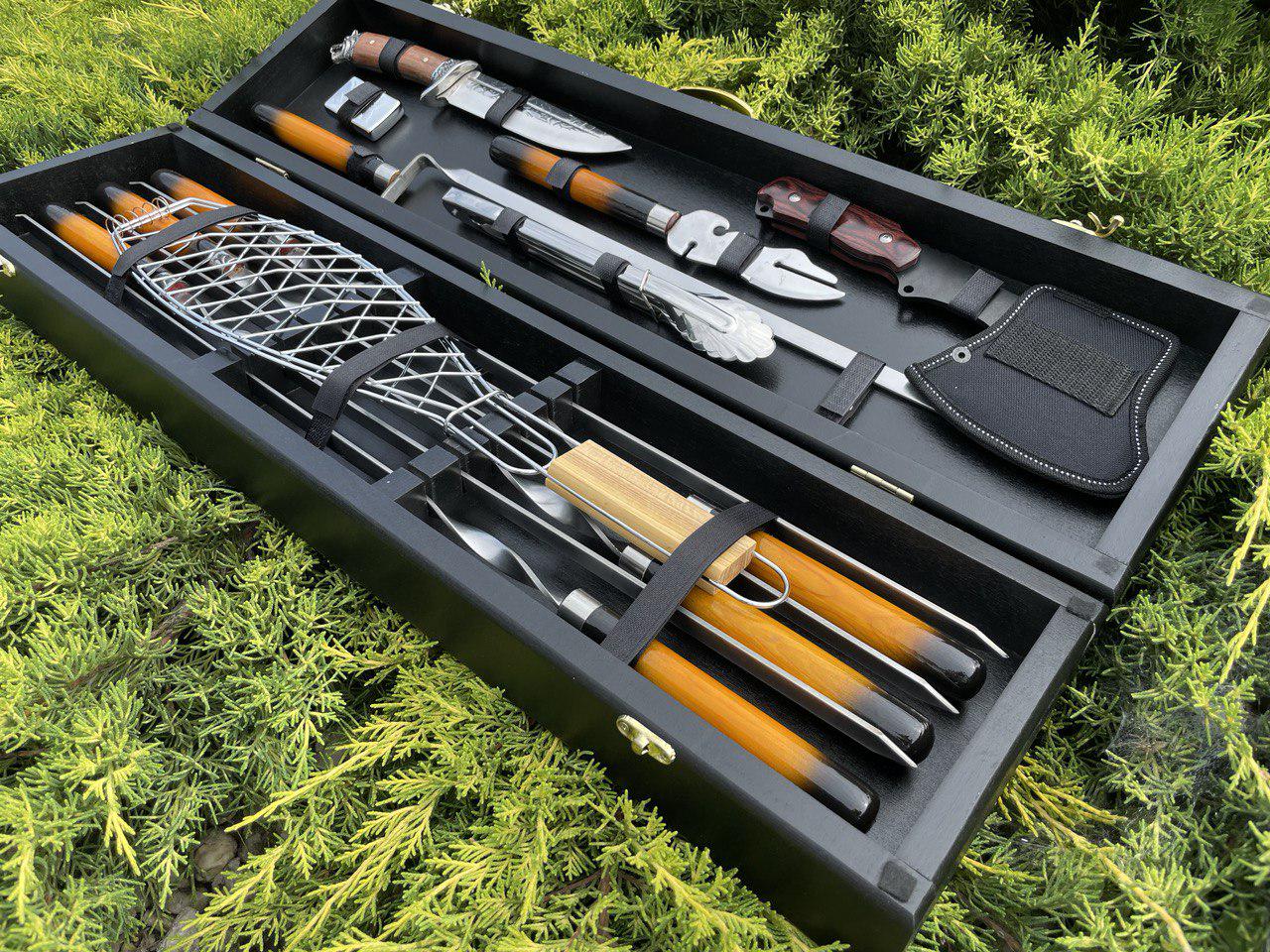 Набор шампуров в кейсе Хищник №7 M - фото 4