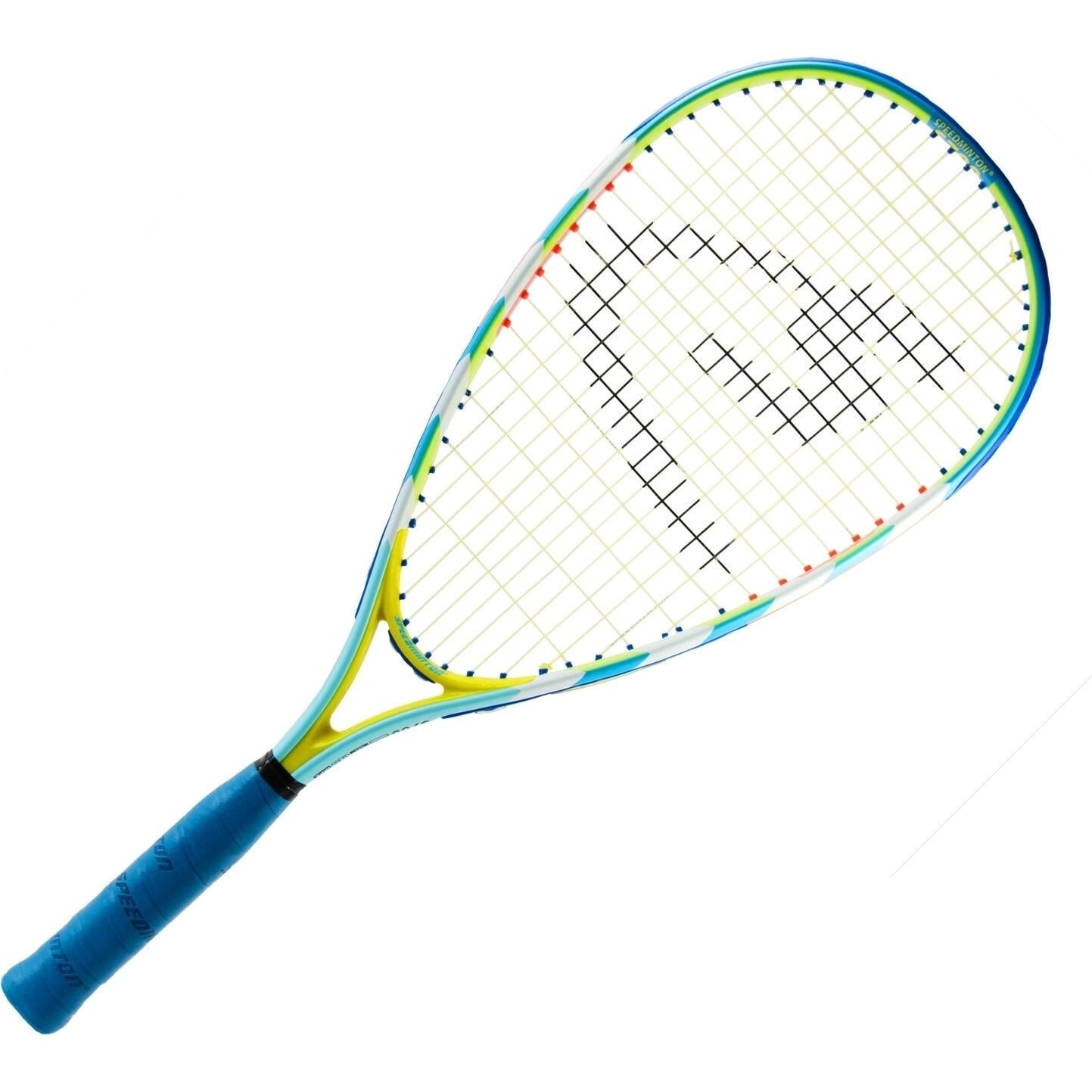 Ракетка для швидкісного бадмінтону Speedminton S700 Блакитно-жовто-білий (400342) Ракетка для швидкісного бадмінтону Speedminton S700 Блакитно-жовто-білий (400342)