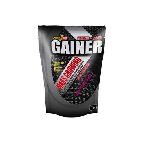 Гейнер Power Pro Gainer 1000 г 25 порций Лесная ягода