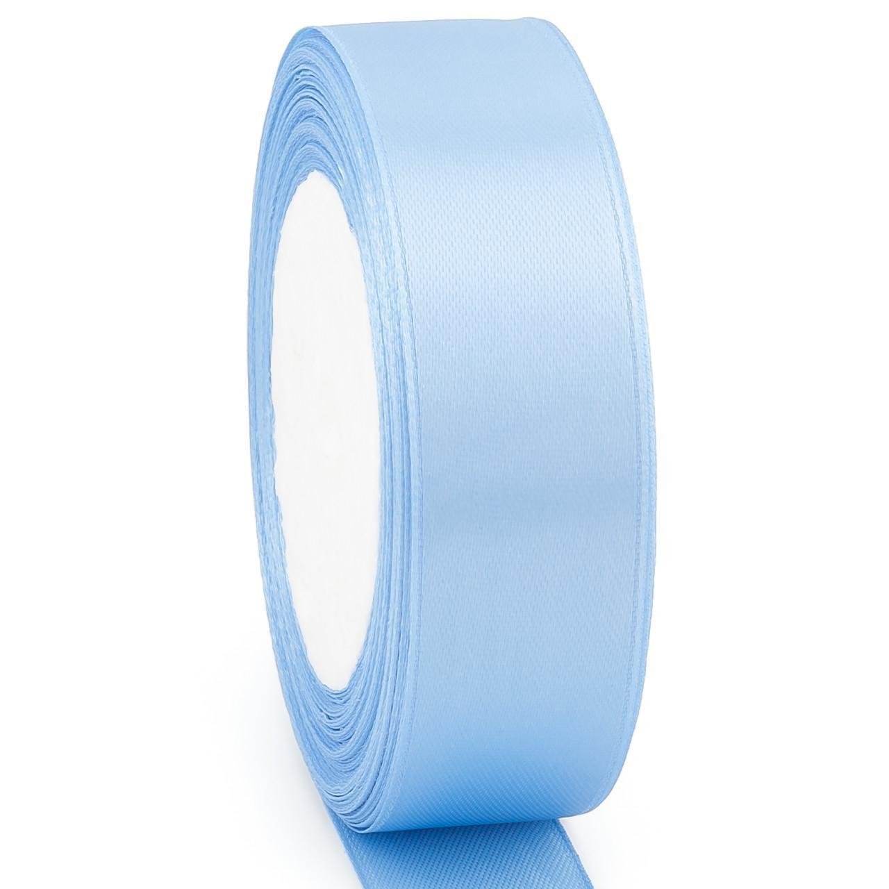 Лента атласная 2,5 см 1 рулон 23 м Голубой (ЛТ0025а21)