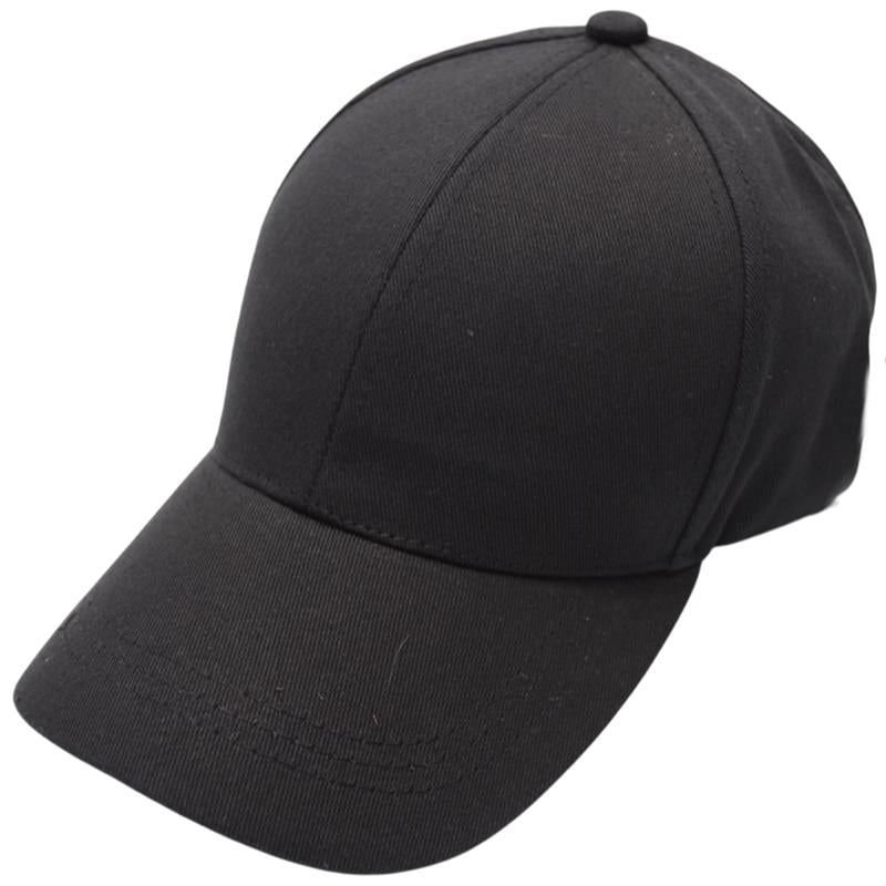 Бейсболка мужская тонкий котон пустая на регуляторе Alex BDH24638 L/57-58 см Черный (170199)