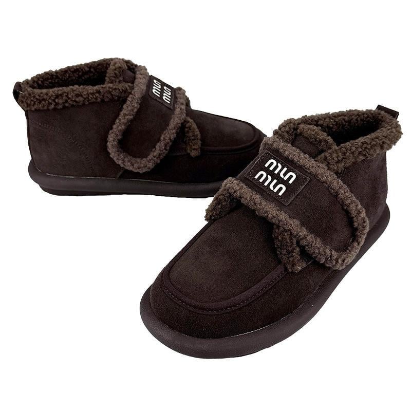 Угги женские замшевые на липучке 101-41 p. 37 23,5-24 см Шоколадный - фото 2 Угги женские замшевые на липучке 101-41 p. 37 23,5-24 см Шоколадный - фото 2