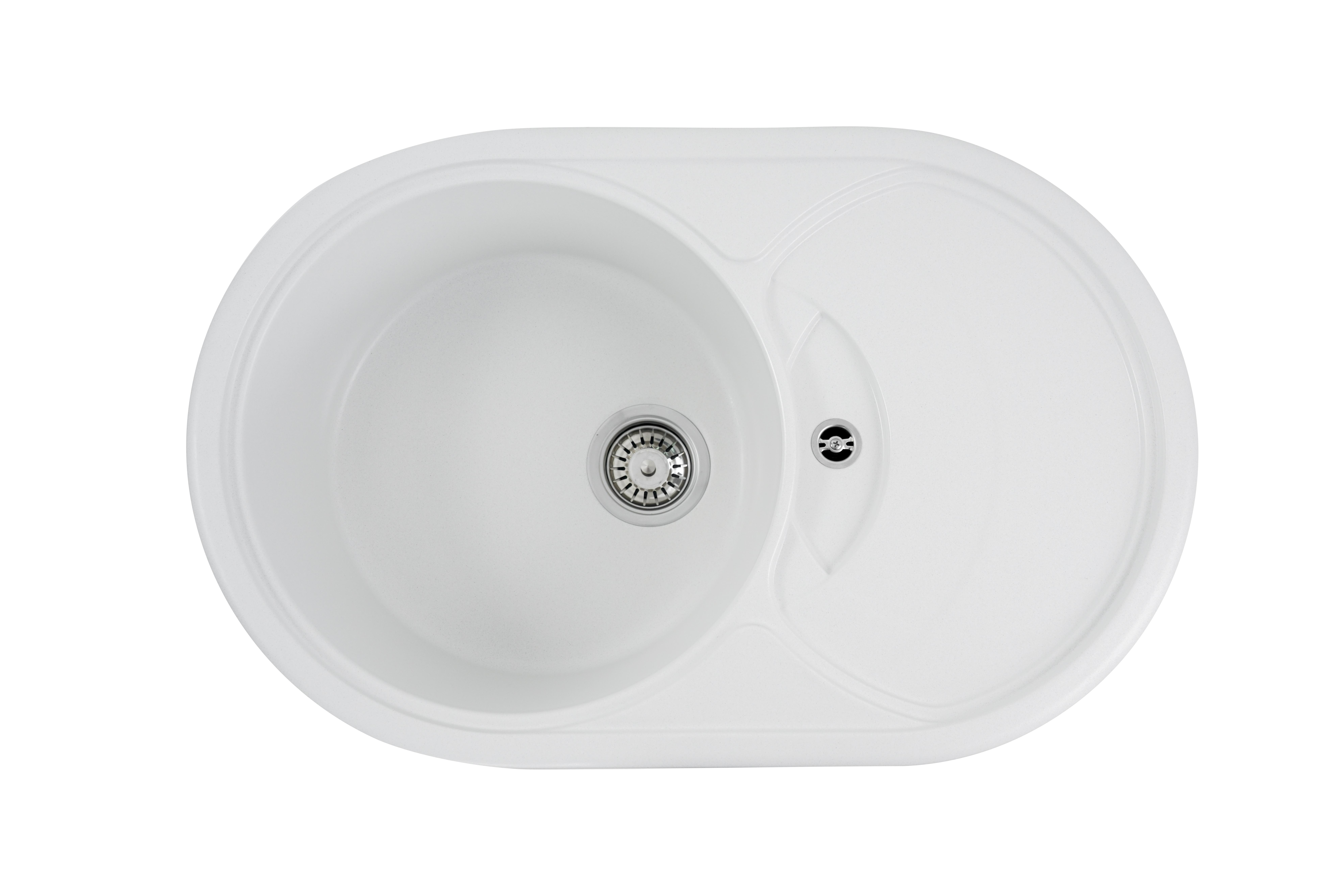 Мойка для кухни Platinum 7750 Gazzo гранит глянец Белый (000024889)