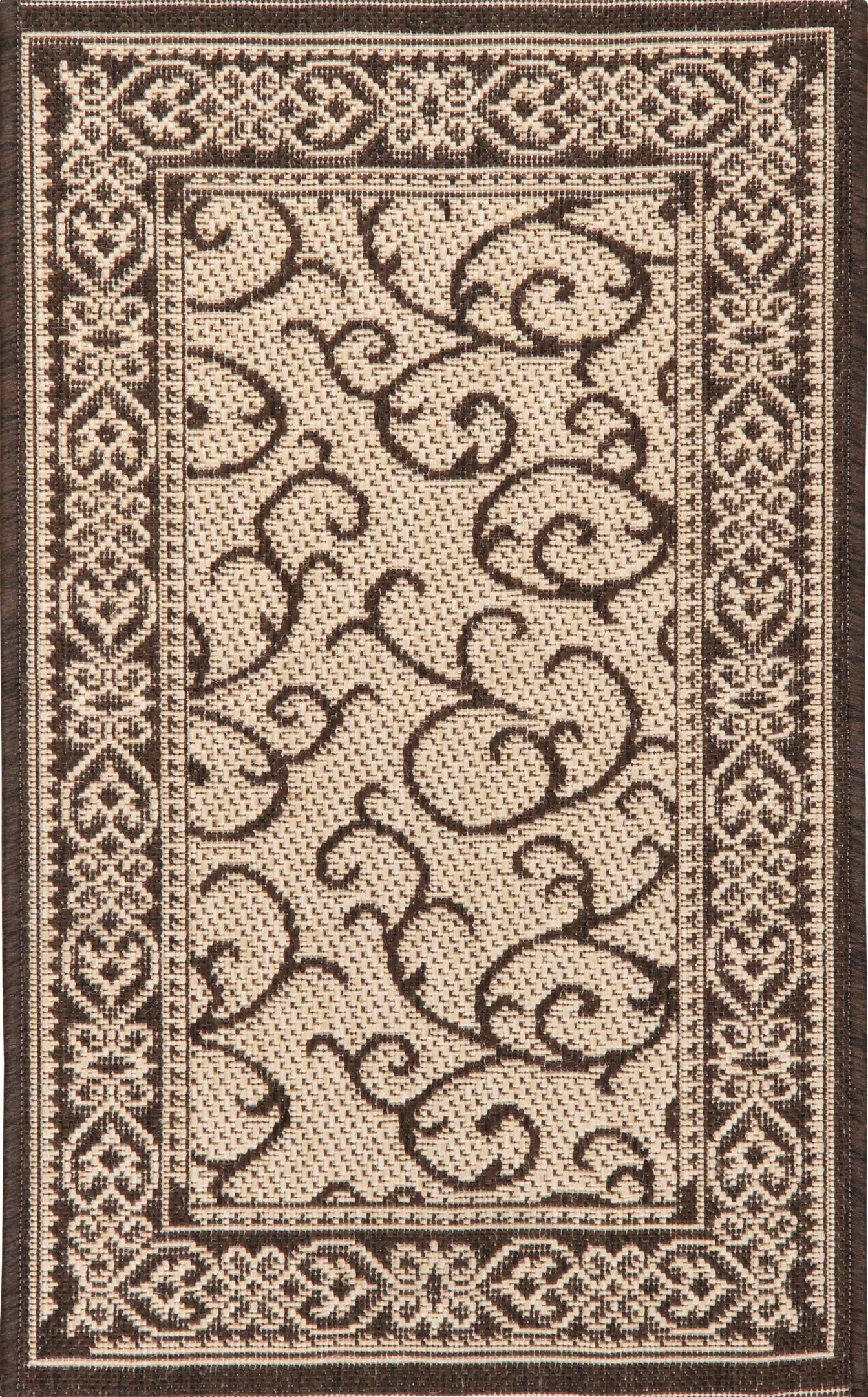 Ковер безворсовый Karat Naturalle 1918/19 0,50x0,80 м прямоугольный Бежевый/Коричневый (00-00008105)