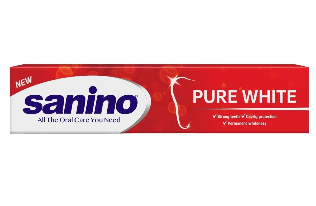 Зубная паста Sanino Pure White Отбеливающая 90 мл (18638)