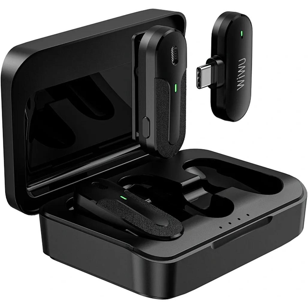 Микрофон петличный беспроводной WIWU mini Wi-WM002 USB Type-C (779873) - фото 3 Микрофон петличный беспроводной WIWU mini Wi-WM002 USB Type-C (779873) - фото 3
