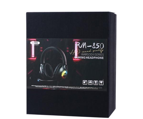 Наушники полноразмерные игровые Remax RM-850 Gaming Headphone Black - фото 5