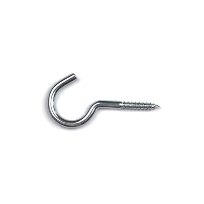 Шуруп Metalvis 5,5х25 мм збільшене відкрите кільце 50 мм цинк під дюбель Ø8 мм 100 шт. (92E94CC92E95525020)