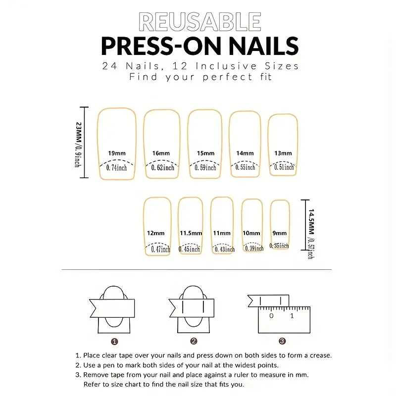 Ногти накладные френч Бабочка с сердечками квадрат средней длины с клеевыми стиками 24 шт. Белый с розовым (3000003697) - фото 10 Ногти накладные френч Бабочка с сердечками квадрат средней длины с клеевыми стиками 24 шт. Белый с розовым (3000003697) - фото 10